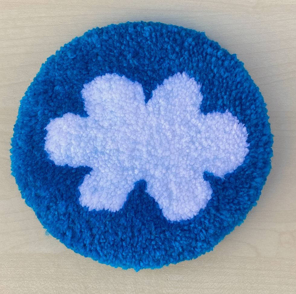 Cloud Rug Coaster